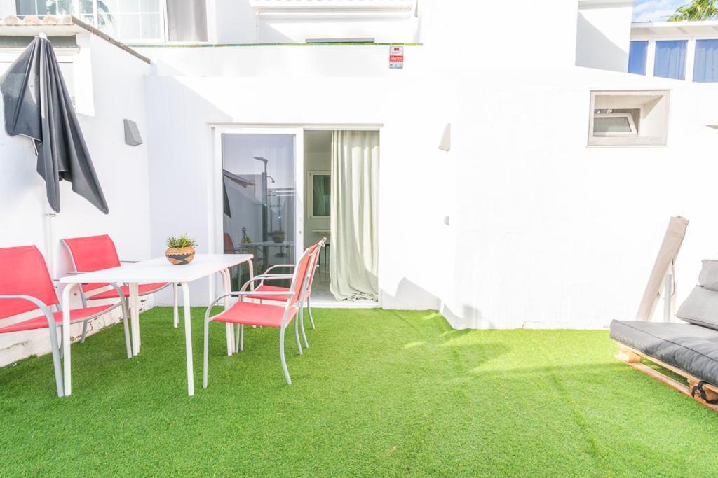Deluxe Duplex Bungalow Private Parking 马斯帕洛马斯 外观 照片